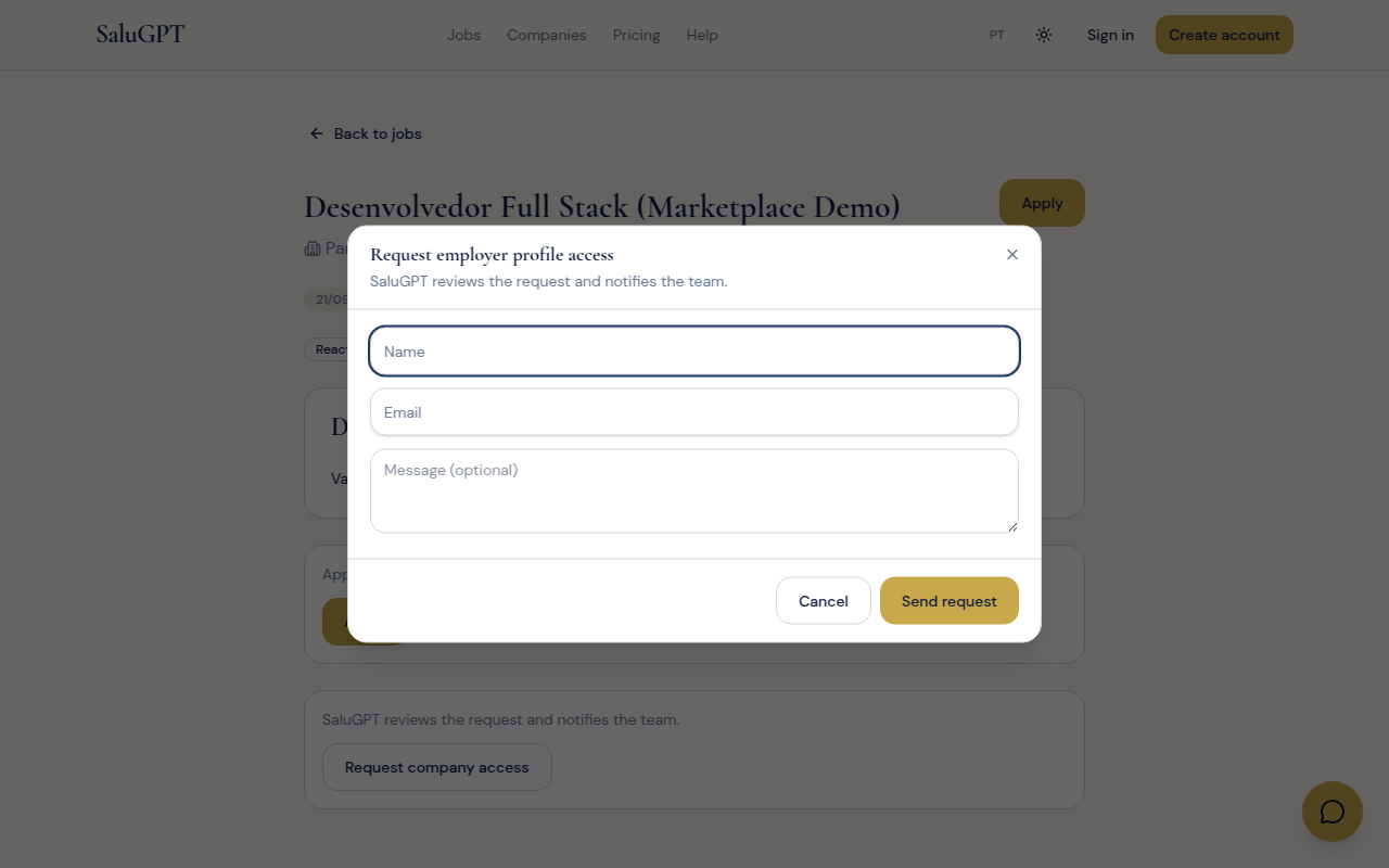 Request access